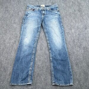 BIG STAR Jeans Womens 28R (Fits 32x28) Blue MADDIE BOOT Cut Denim